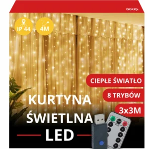 Kurtyna świetlna 300 LED 3x3m